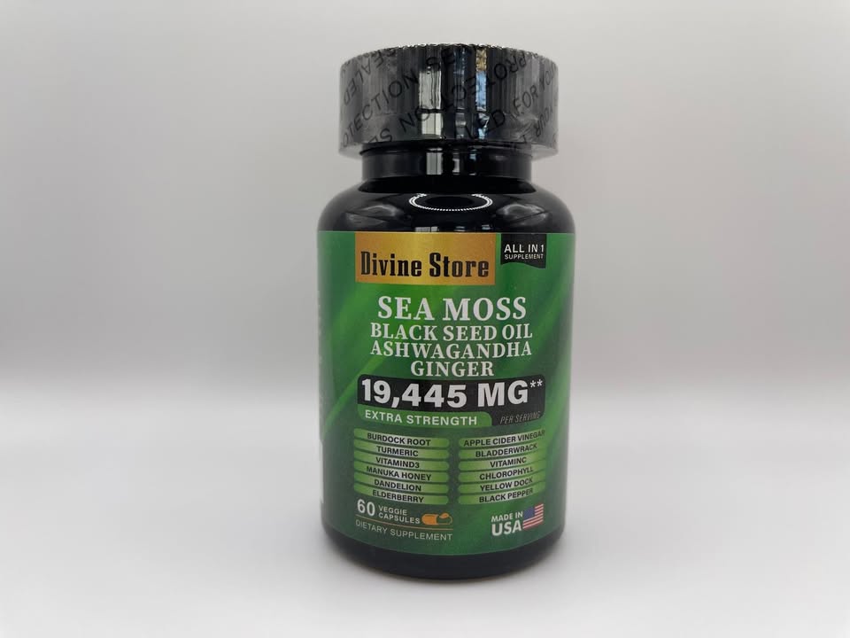 Sea Moss Ashwagandha Blend & Natural Sea Moss Supplement