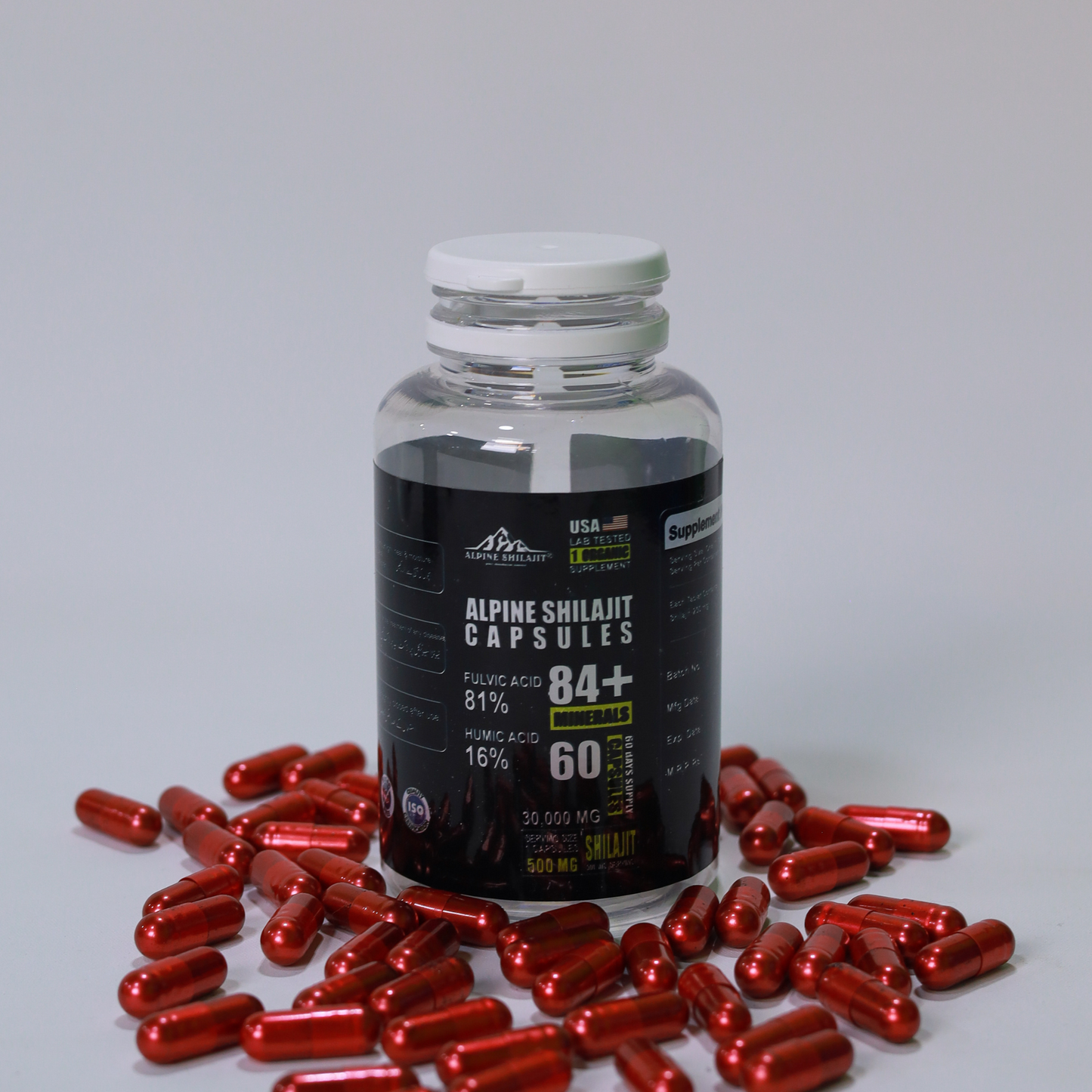 Alpine Himalayan Power Shilajit Gold 30ml Sun-Dried 85+ Minerals 70% Fulvic 16%