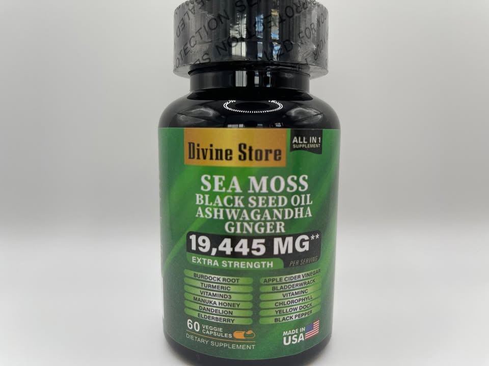Sea Moss Ashwagandha Blend & Natural Sea Moss Supplement