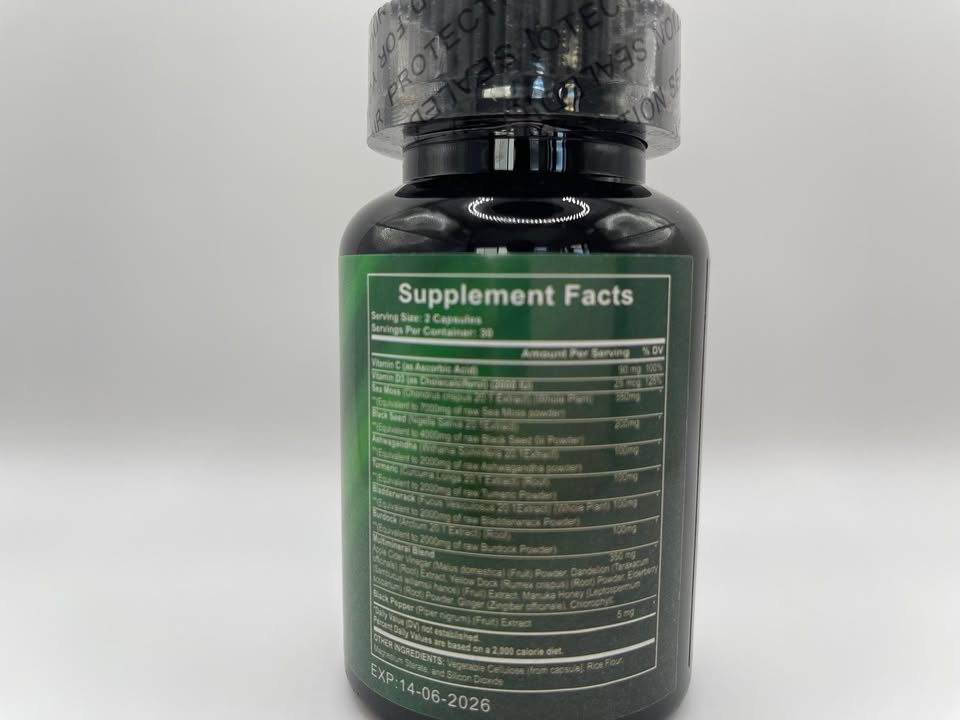Sea Moss Ashwagandha Blend & Natural Sea Moss Supplement