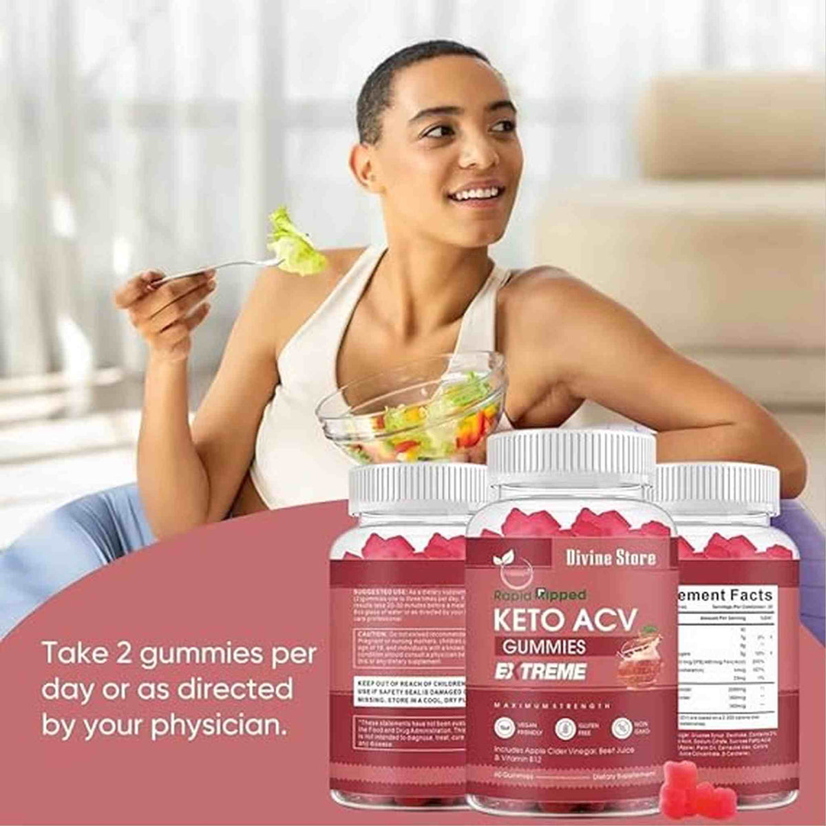 Keto ACV Gummies | Sugar-Free Apple Cider Vinegar Gummies
