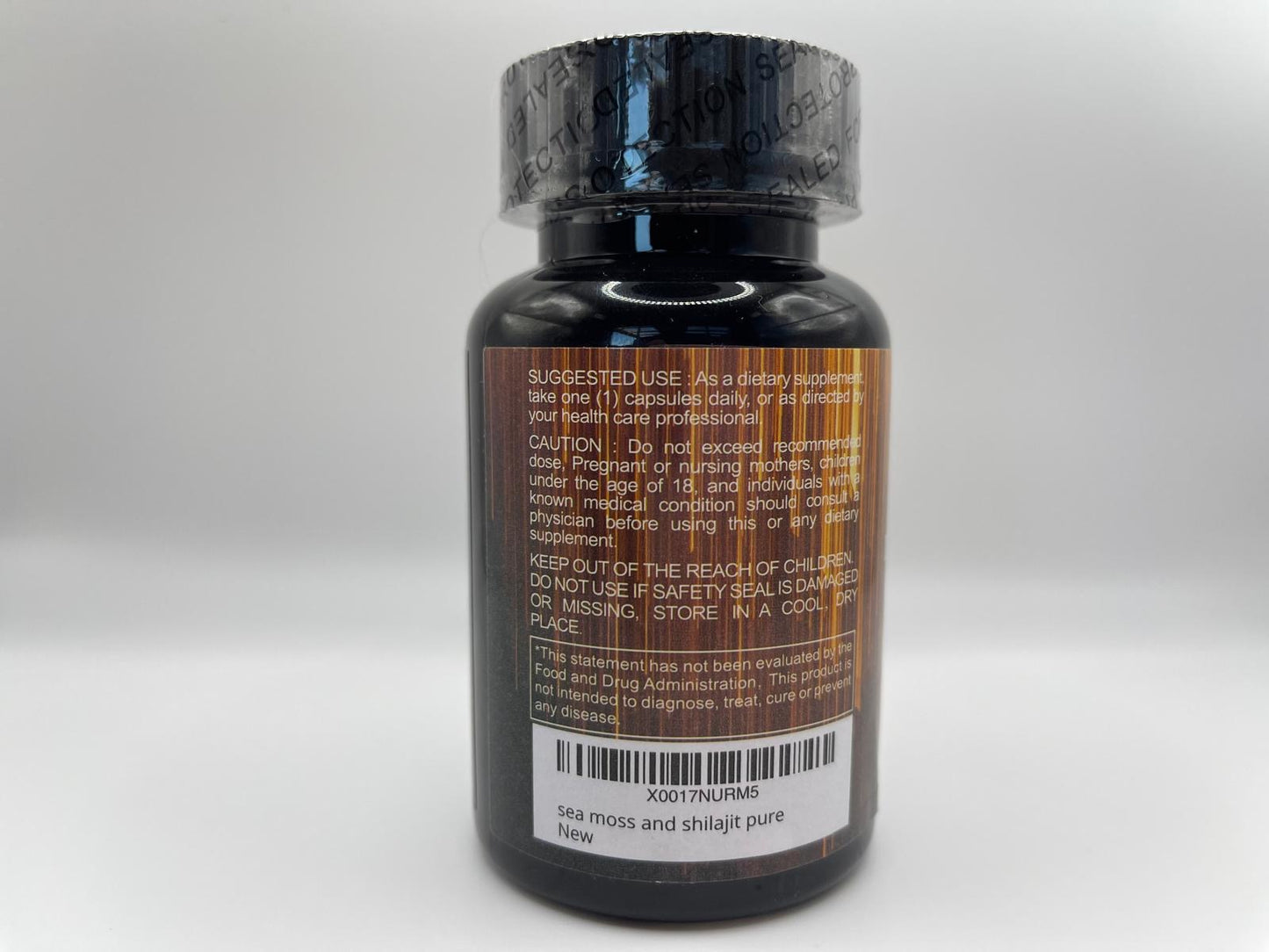 Shilajit capsules Supplement with Panax Ginseng (60 Capsules)