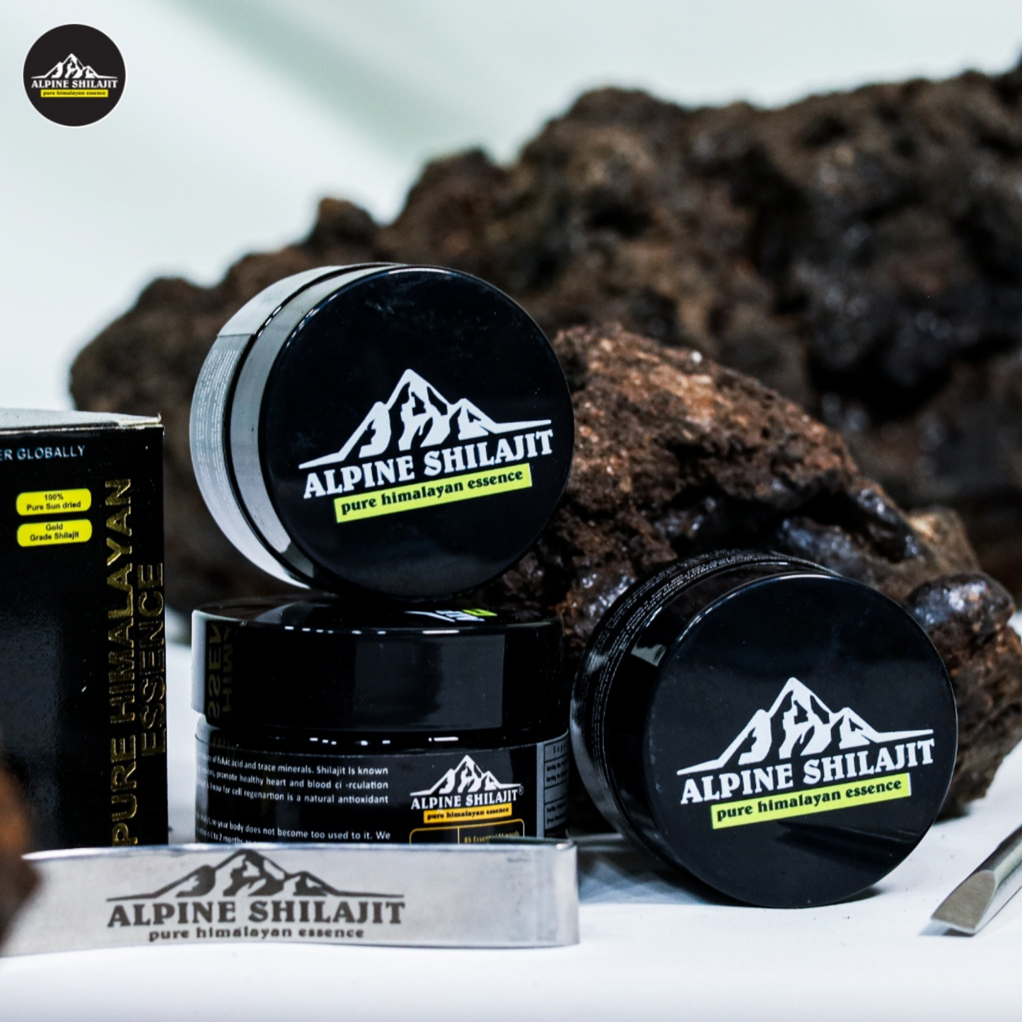 Alpine Pure Himalayan Shilajit Gold 30g Sun-Dried 85+ Minerals 70% Fulvic 16% Humic