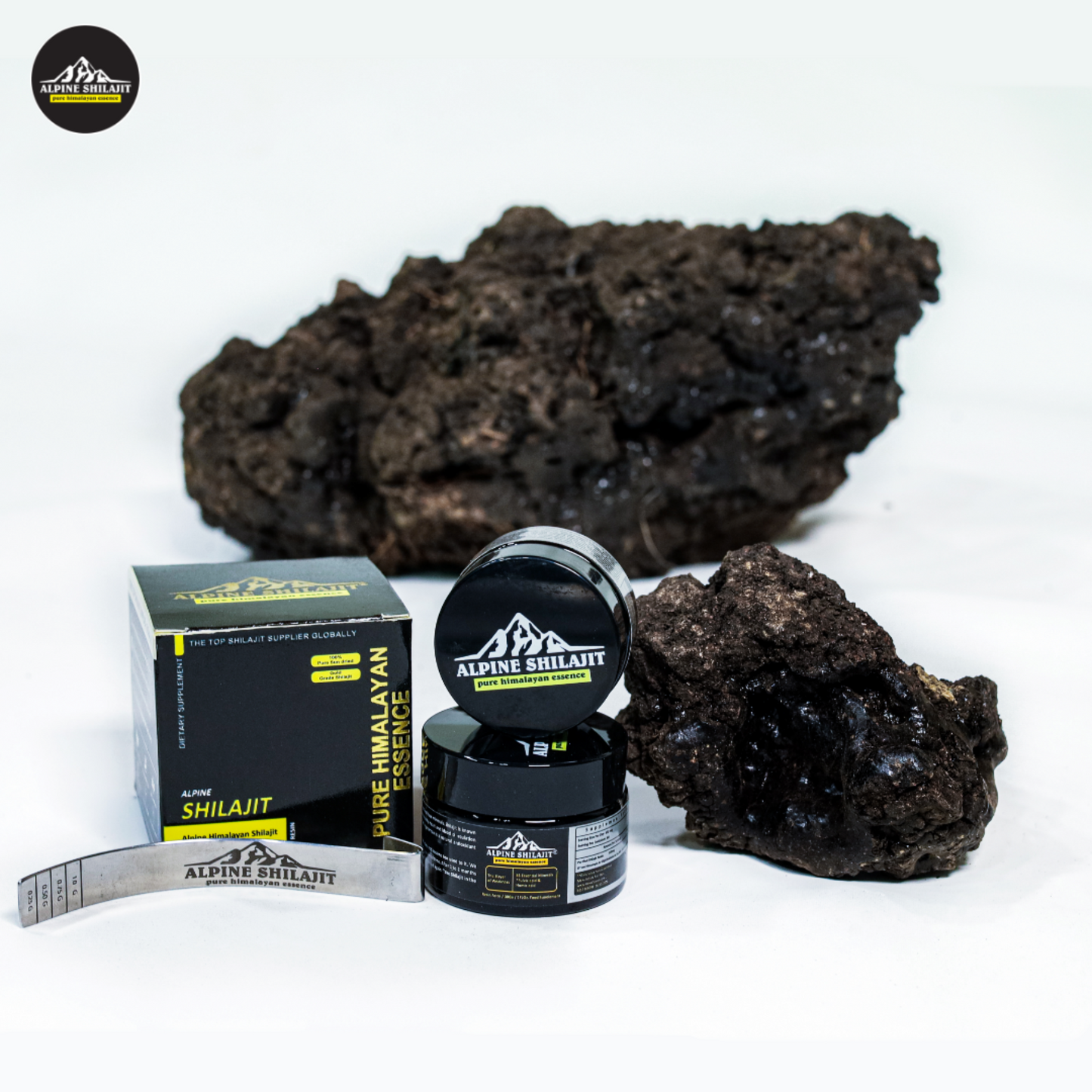 Alpine Pure Himalayan Shilajit Gold 30g Sun-Dried 85+ Minerals 70% Fulvic 16% Humic