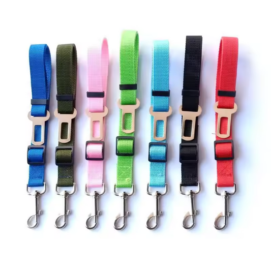 Dog Car Seat Belt Leash Adjustable Safety Harness Pet Travel Restraint