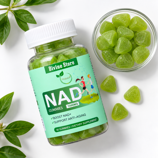 NAD+ Gummies | NMN, NR, Resveratrol & CoQ10 | 6-in-1 Formula